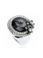 thumb Fashion Grey Crystal Cubic Rhinestones Alloy Ring 0