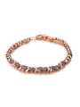 thumb All-match Colorful Heart Shaped Crystal Bracelet 0