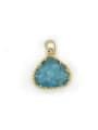 thumb Simple Triangle Natural Blue Crystal Pendant 0