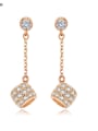 thumb Copper With 3A cubic zirconia Trendy Camel bell Drop Earrings 0