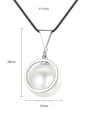 thumb Copper With artificial pearl Fashion Ball Necklaces 3