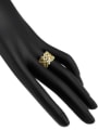 thumb All-match 18K Gold Hollow Plant Tentacles Ring 3