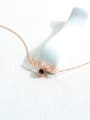 thumb Titanium With Rose Gold Plated Simplistic AnimalAntlers Necklaces 2