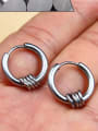 thumb Stainless Steel With Personality Round Earrings 2
