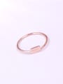 thumb Small Brand Personality Rose Gold Plated Ring 0