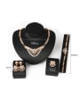 thumb 2018 Alloy Imitation-gold Plated Vintage style CZ Four Pieces Jewelry Set 2