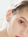 thumb Simple Round austrian Crystal Stud Earrings 1