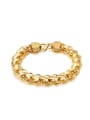 thumb 18K Gold Plated Exaggerated Men Bracelet 0