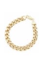 thumb Men Delicate Gold Plated Geometric Shaped Bracelet 0