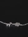thumb Christmas Snowflake Deer Clavicle Necklace 1