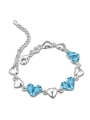 thumb Fashion austrian Crystals Heart Alloy Bracelet 3