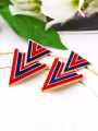 thumb Personality Triangle Alloy stud Earring 1