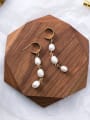 thumb Alloy With Imitation Pearl Trendy Charm Stud Earrings 0