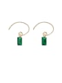 thumb Alloy With Gold Plated Simplistic Geometric Hook Earrings 0