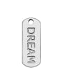 thumb Stainless Steel With Personality Irregular with some words Charms 1