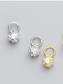 thumb 925 Sterling Silver With 18k Gold Plated Delicate Geometric Charms 2