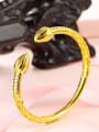 thumb 2018 Copper Alloy 24K Gold Plated Ethnic style Opening Bangle 1