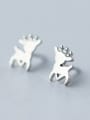 thumb S925 silver cute deer stud cuff earring 0