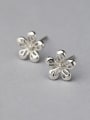 thumb Women Trendy Flower-shaped cuff earring 0