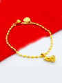 thumb Creative Gourd Shaped 24K Gold Plated Women Bracelet 1