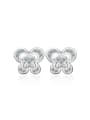 thumb Micro Pave Butterfly Shape Fashion Stud Earrings 0