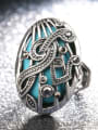 thumb Bohemia style Musical Notes Resin Rhinestones Ring 3