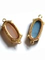 thumb Fashion Oval Natural Crystal Copper Pendant 2