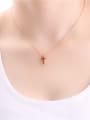 thumb Christmas Gift Cross Pendant Clavicle Necklace 1