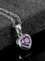 thumb Fashion 925 Sterling Silver Cubic Zircon Heart Pendant 2