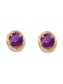 thumb 18K Gold Round-shaped stud Earring 0