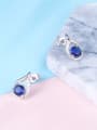 thumb Exquisite Water Drop Shaped Glass Earrings 2