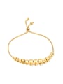 thumb Classical Little Beads Gold Plated Bracelet 0
