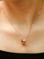 thumb Simple Circle Pendant Clavicle Necklace 0