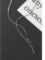thumb 925 Sterling Silver With Platinum Plated Fashion Chain Necklaces 2