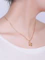 thumb Gold Plated Flower Necklace 1