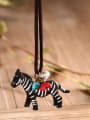 thumb Women Delicate Zebra Shaped Necklace 1