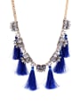 thumb Alloy Individual Tassel Sweater Necklace 1