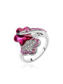 thumb Fashion Shiny austrian Crystals Flowery Alloy Ring 1