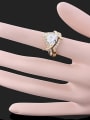 thumb Personalized Two-in-one White Zirconias Copper Ring 1