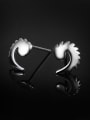 thumb Tiny Personalized 925 Sterling Silver Stud Earrings 1