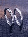 thumb 925 Sterling Silver With  Glossy   Simple  generous Lovers Free size  Rings 1