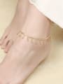 thumb Classical Tiny Bells Gold Plated Anklet 1