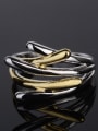 thumb Personalized Double Color Plated Copper Ring 2