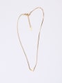 thumb Titanium With Gold Plated Simplistic  Smooth Heart Necklaces 2