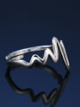 thumb Personalized 925 Sterling Silver Water Wave Ring 1