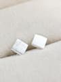 thumb Lovely Small Square Simple Stud Earrings 2