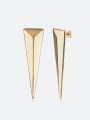 thumb Trendy triangle stainless steel studs earring 1