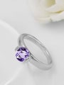 thumb High Quality Purple Swiss Zircon Ring 2