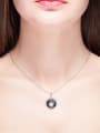 thumb S925 Silver Round Shaped Necklace 1