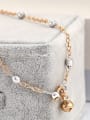 thumb Copper Alloy Multi-gold Plated Simple style Love Bell Anklet 1